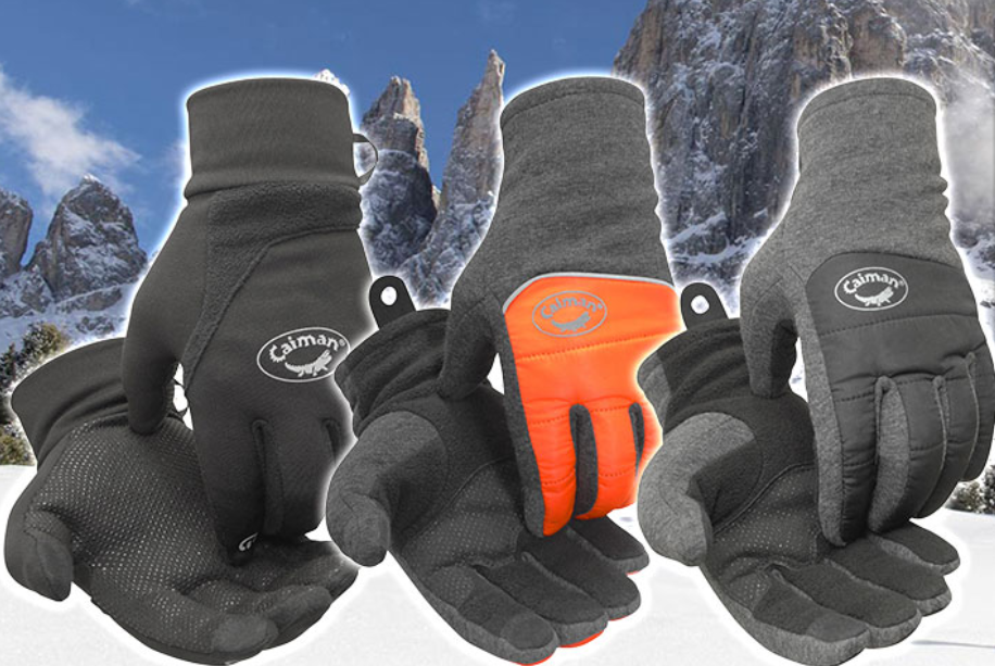 Caiman Insulated Fleece Cold Protection Gloves